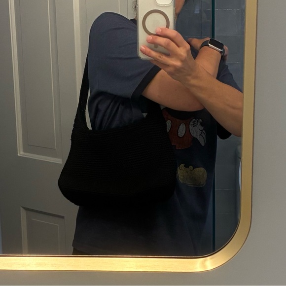 Vintage The Sac Small Black Shoulder Bag - Picture 4 of 4